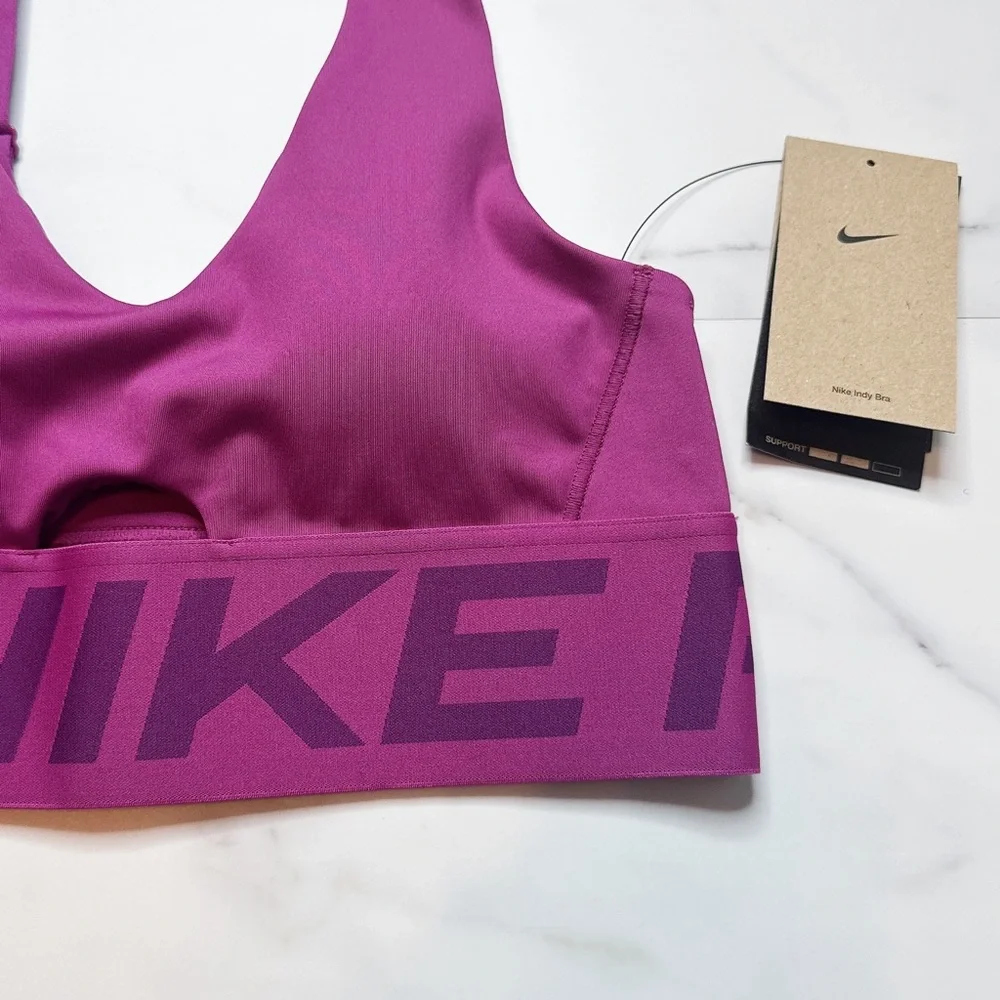 NWT Nike Pro Indy Plunge Sports Bra - Picture 3 of 5